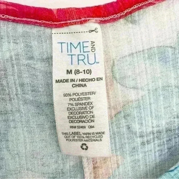 Time and Tru women’s Size Medium Colorful Swimsuit Coverup - Picture 4 of 6